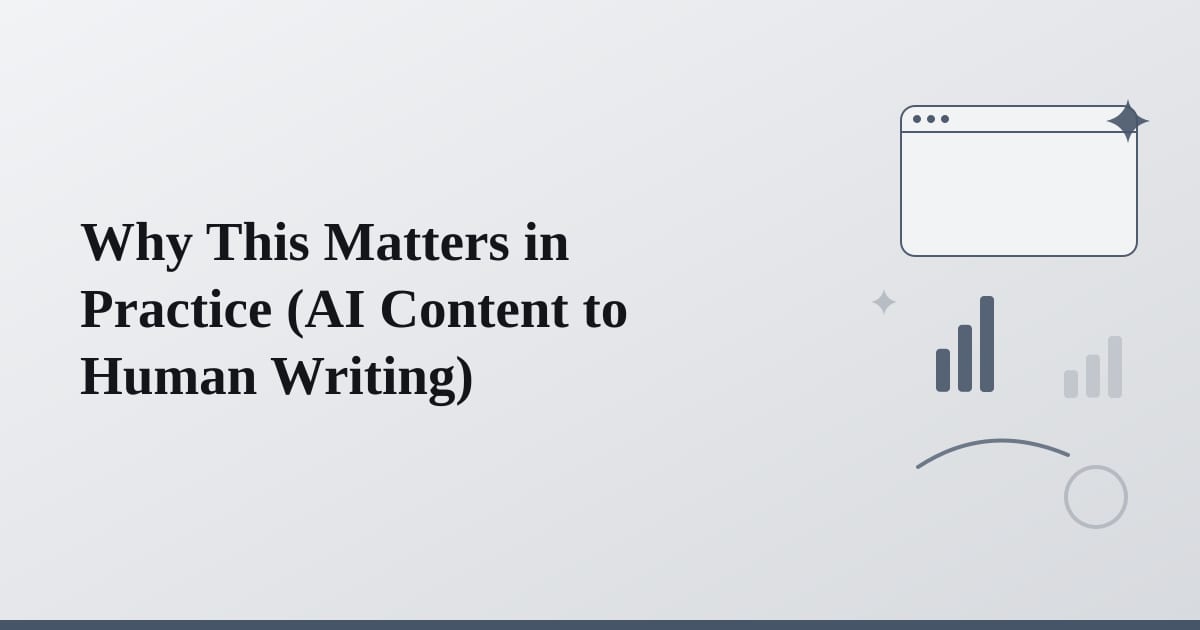 Abstract layers representing practical concerns and credibility challenges in content evaluation.
