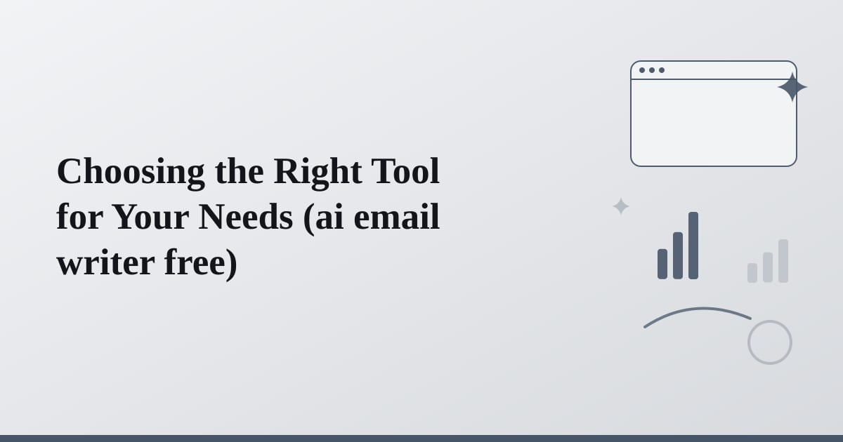 Editorial illustration for the section on choosing the right tool for your needs