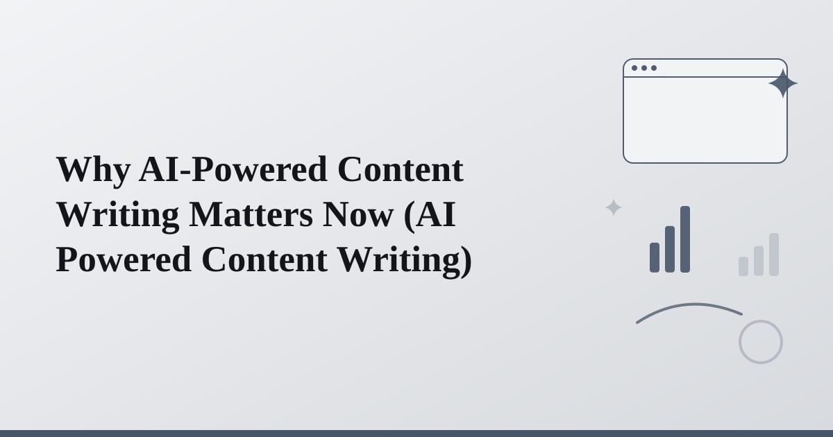 Abstract shapes representing balanced scales between quantity and quality in content production.