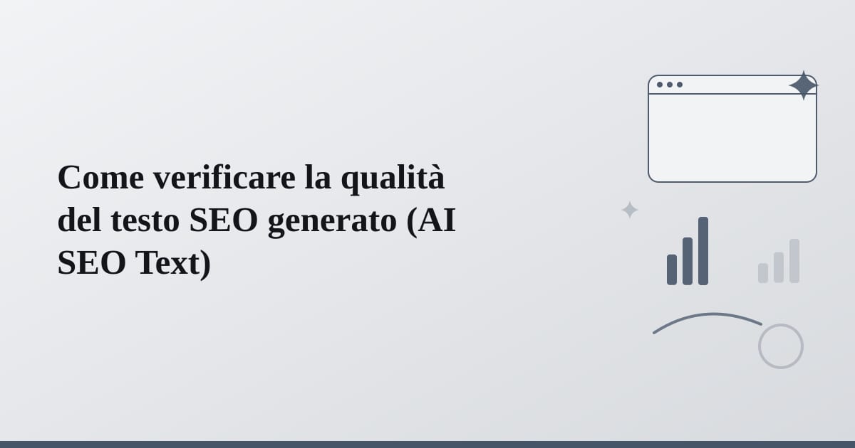 Livelli sovrapposti con diverse densità visualizzano la valutazione multidimensionale della qualità dei contenuti.