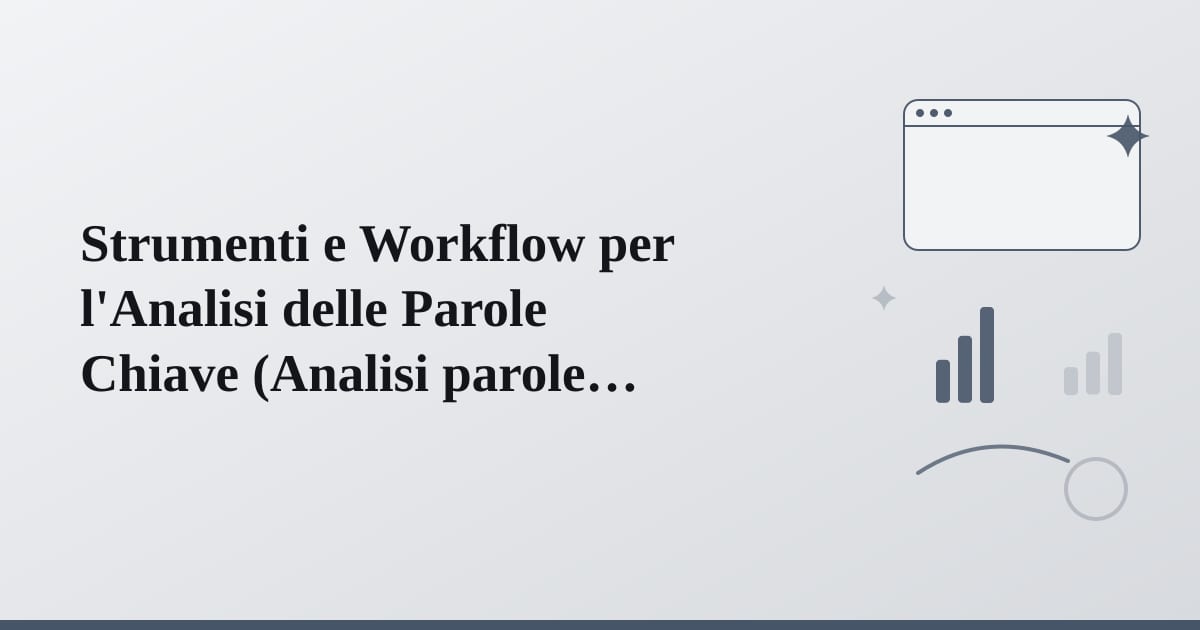 Composizione astratta di strumenti interconnessi e flussi di lavoro organizzati sistematicamente.