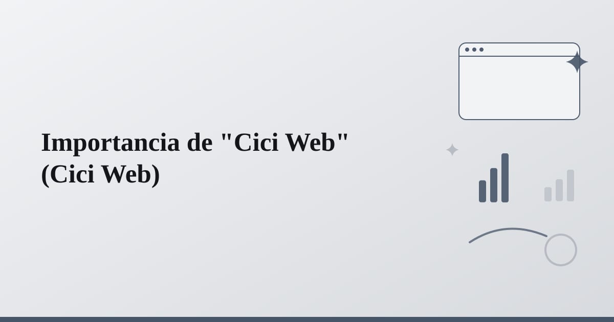 Editorial illustration for the section on importancia de cici web