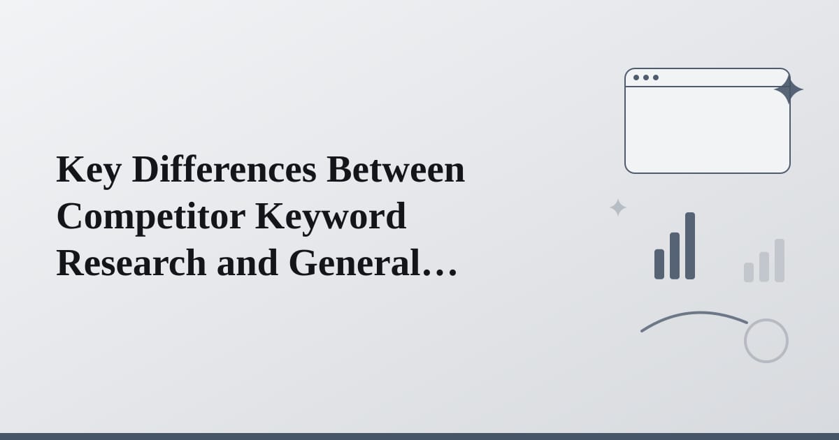 Two diverging paths illustrating distinct approaches to keyword analysis and strategy.
