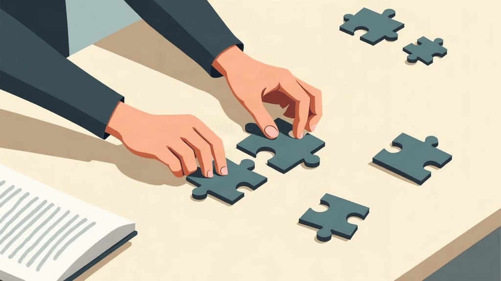 Interconnected elements symbolizing workflow alignment between team needs and platform capabilities.