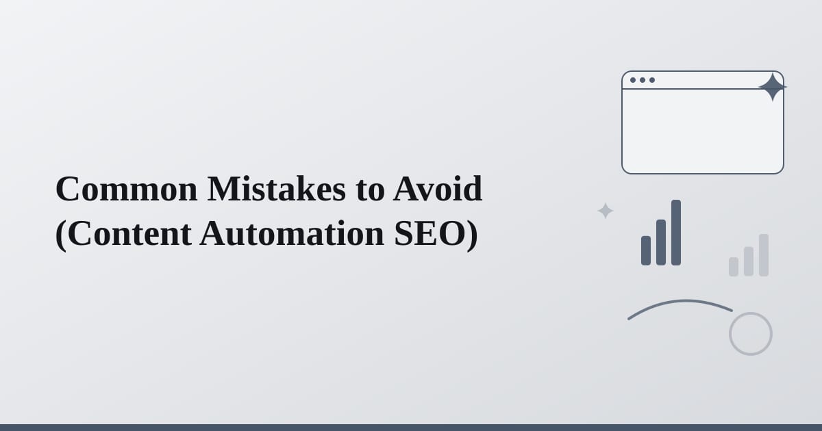 Diverging paths and obstacles illustrated abstractly to symbolize pitfalls and decision points in automation.