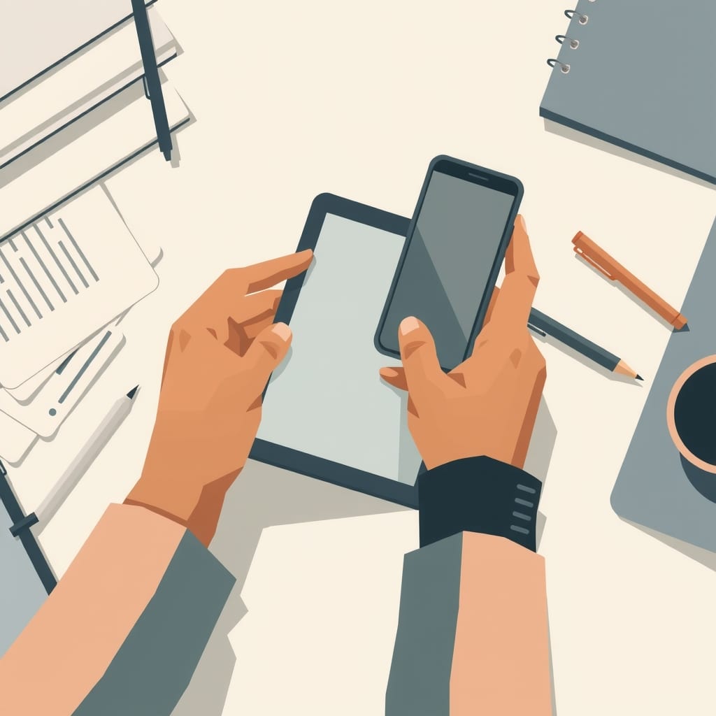 Editorial illustration for the section on por que essa função é importante para criadores e marcas