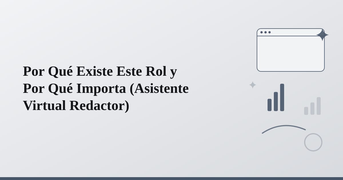 Formas geométricas entrelazadas simbolizan la importancia estratégica del contenido empresarial.