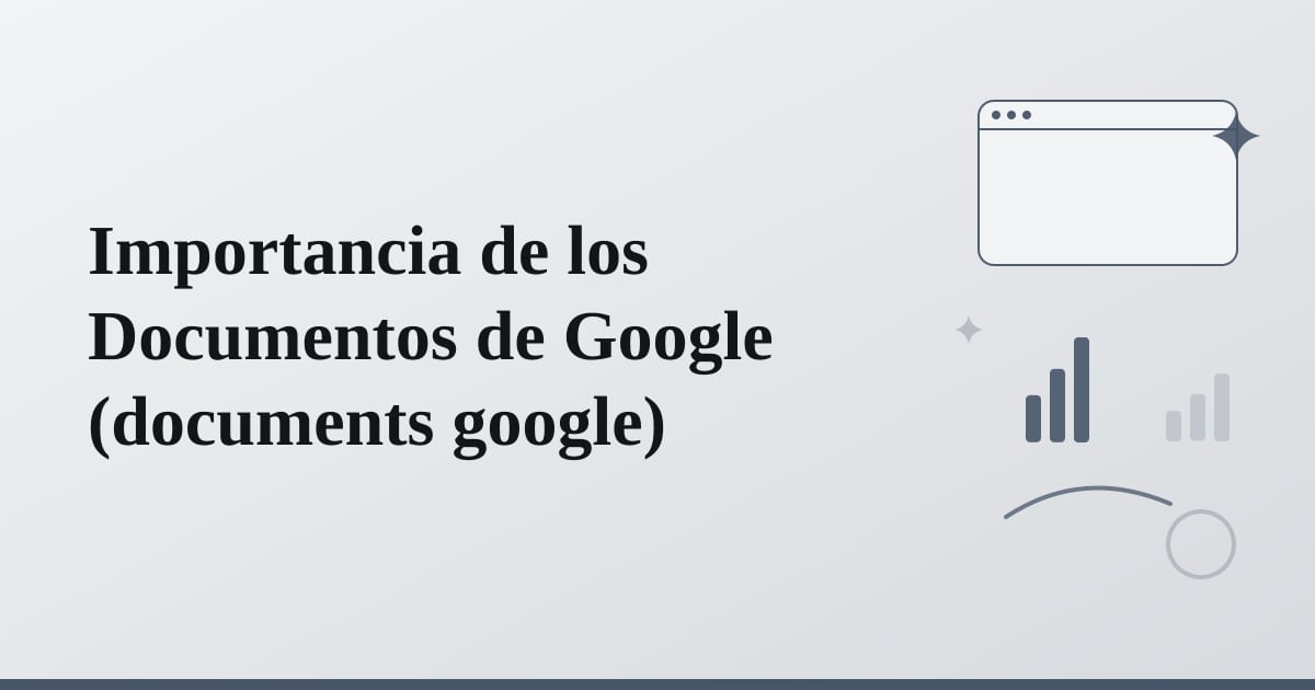Editorial illustration for the section on importancia de los documentos de google