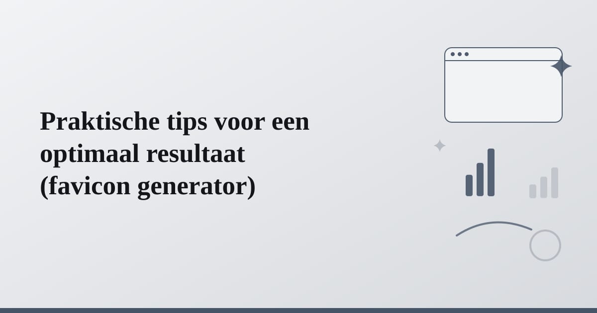 Editorial illustration for the section on praktische tips voor een optimaal resultaat