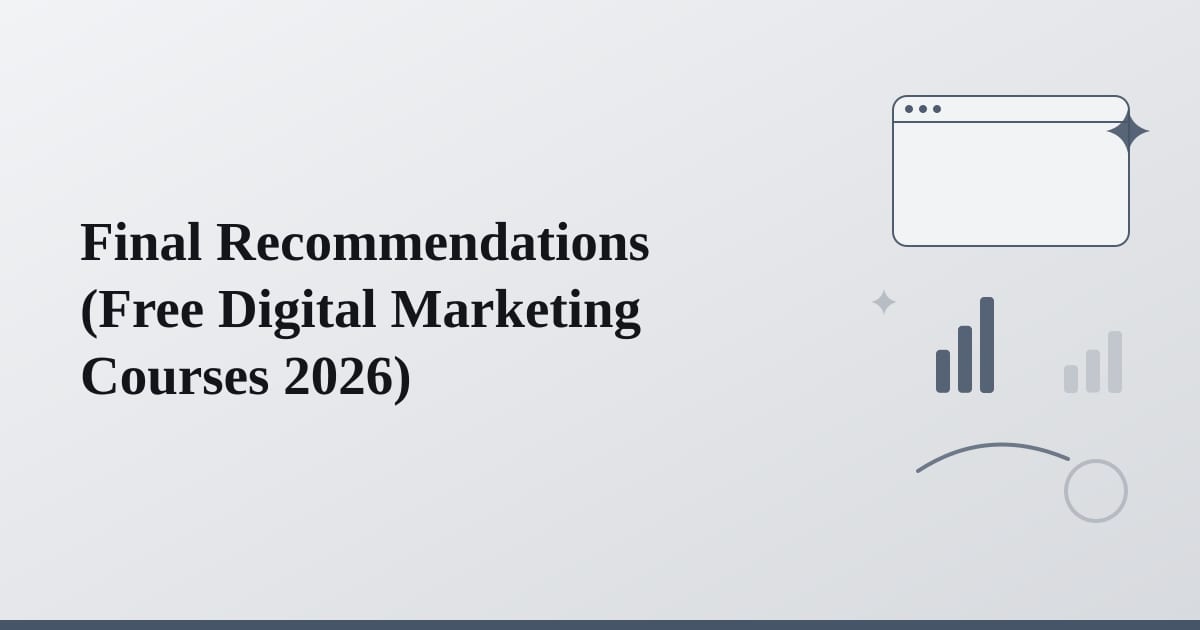 Editorial illustration for the section on final recommendations