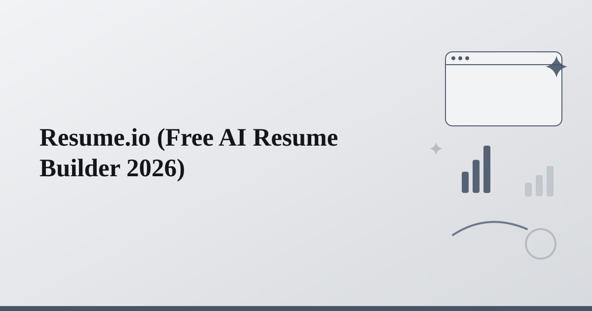Editorial illustration for the section on resume.io