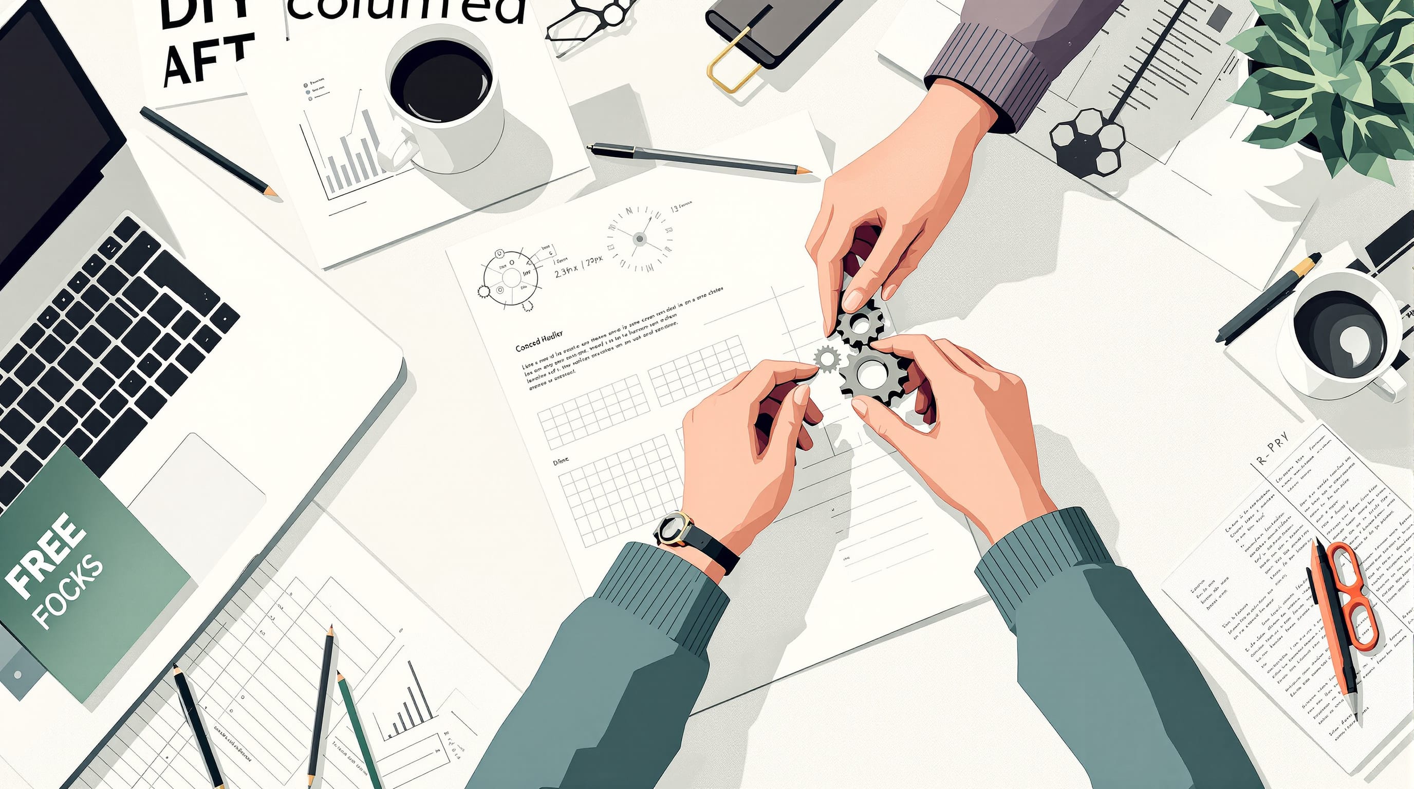 Editorial illustration for the section on practical tactics for implementation