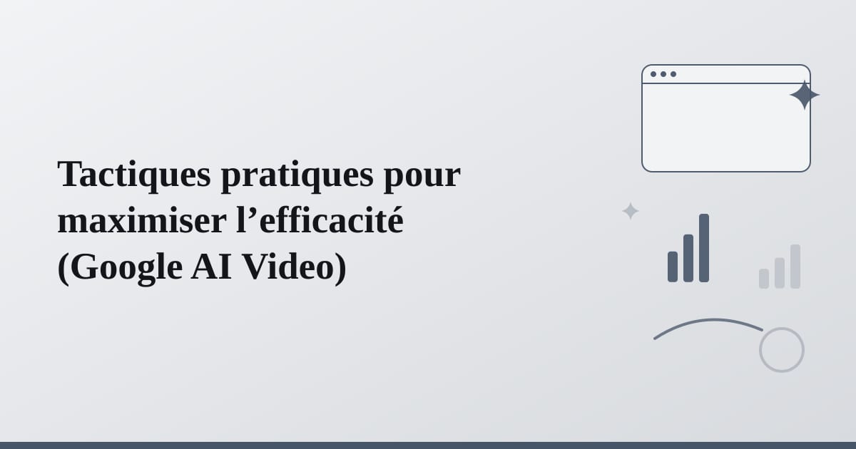 Editorial illustration for the section on tactiques pratiques pour maximiser l’efficacité