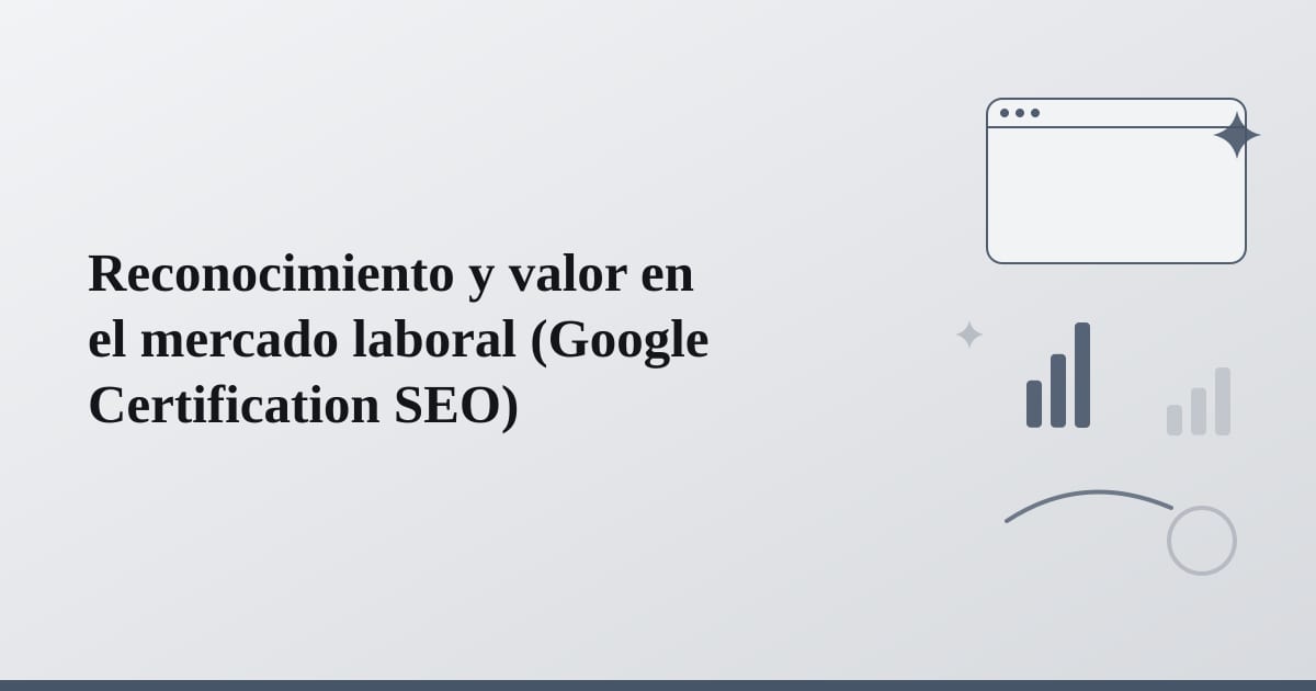 Figuras geométricas ascendentes simbolizan el valor variable de certificaciones según mercados laborales.