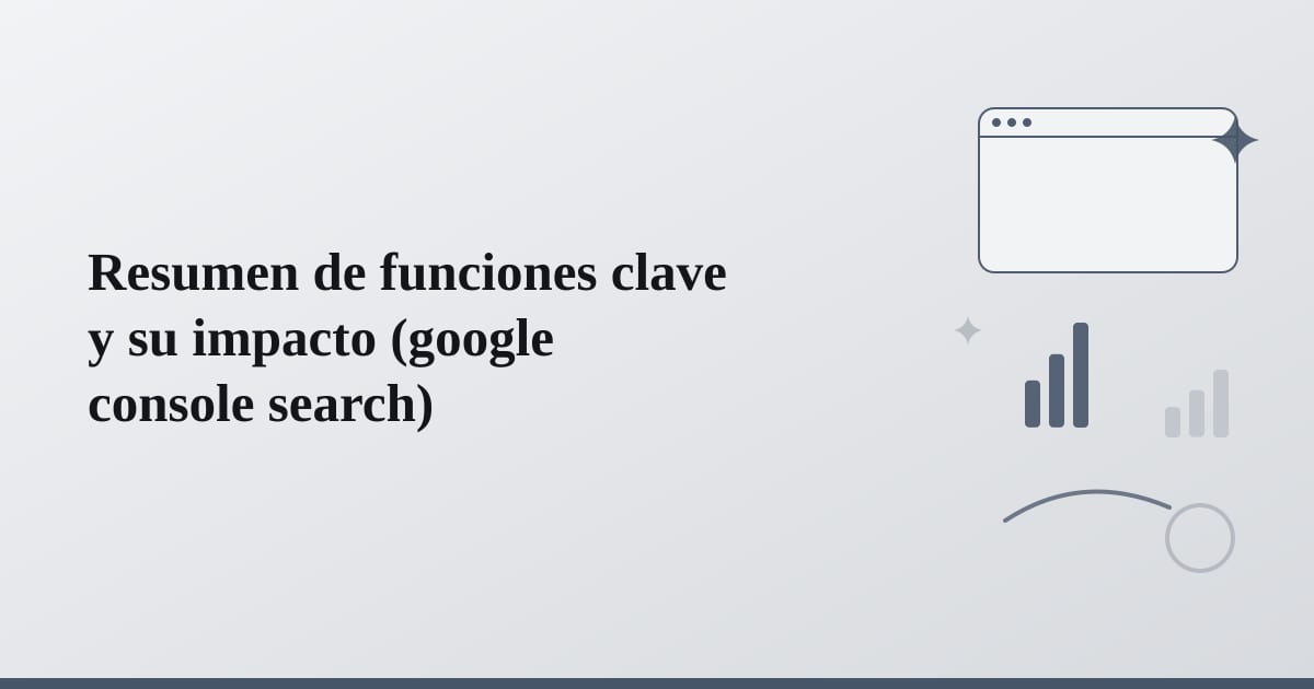 Editorial illustration for the section on resumen de funciones clave y su impacto