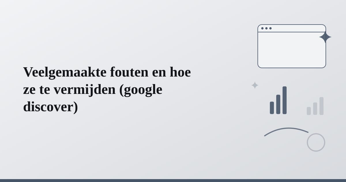 Editorial illustration for the section on veelgemaakte fouten en hoe ze te vermijden