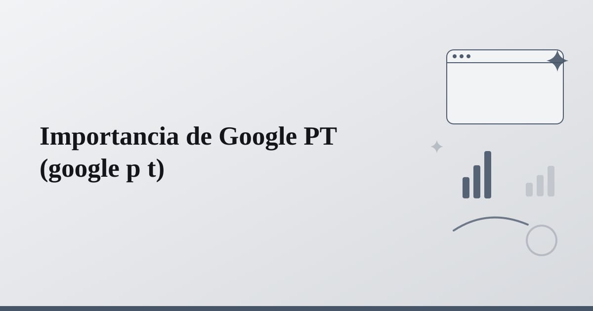 Editorial illustration for the section on importancia de google pt