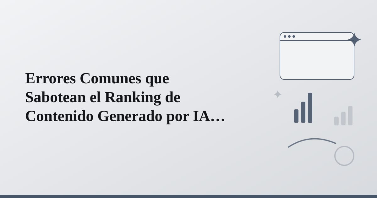 Obstáculos visuales abstractos bloquean un camino, representando trampas comunes que impiden éxito en rankings.