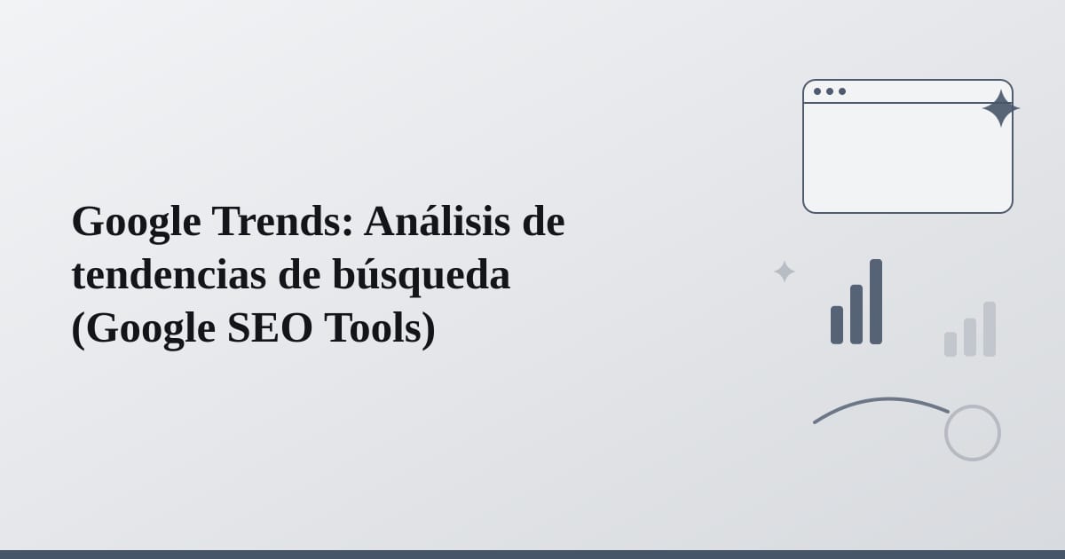 Línea temporal que representa patrones y fluctuaciones de tendencias de búsqueda.
