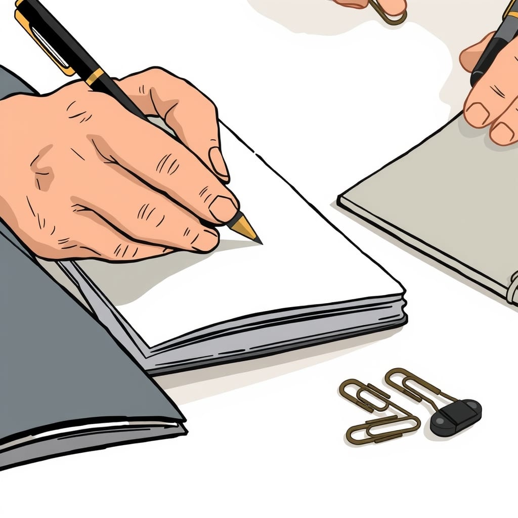 Editorial illustration for the section on 2. outline core features