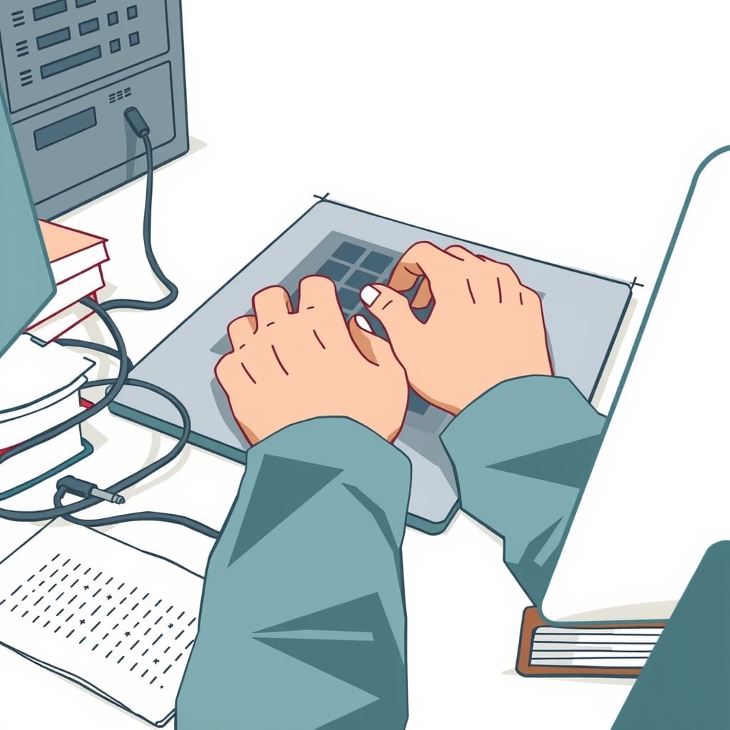 Editorial illustration for the section on cómo funciona el hosting wordpress seo en la práctica