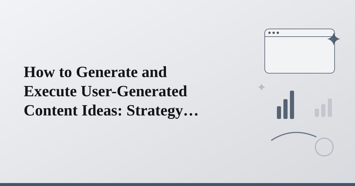 Abstract shapes and arrows illustrating strategic planning steps flowing toward a central goal.