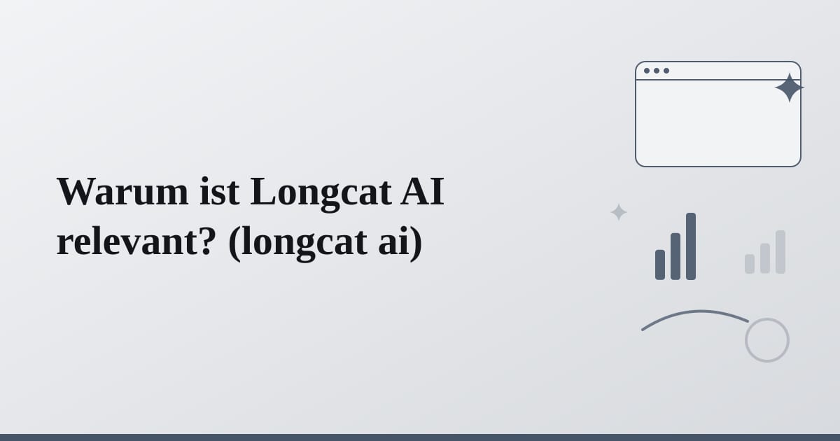 Editorial illustration for the section on warum ist longcat ai relevant