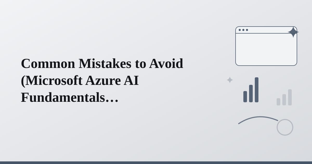 Editorial illustration for the section on common mistakes to avoid