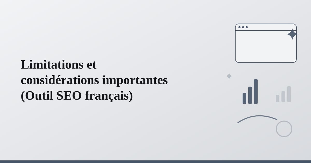 Symboles évoquant l'incertitude et les limites des données d'estimation.