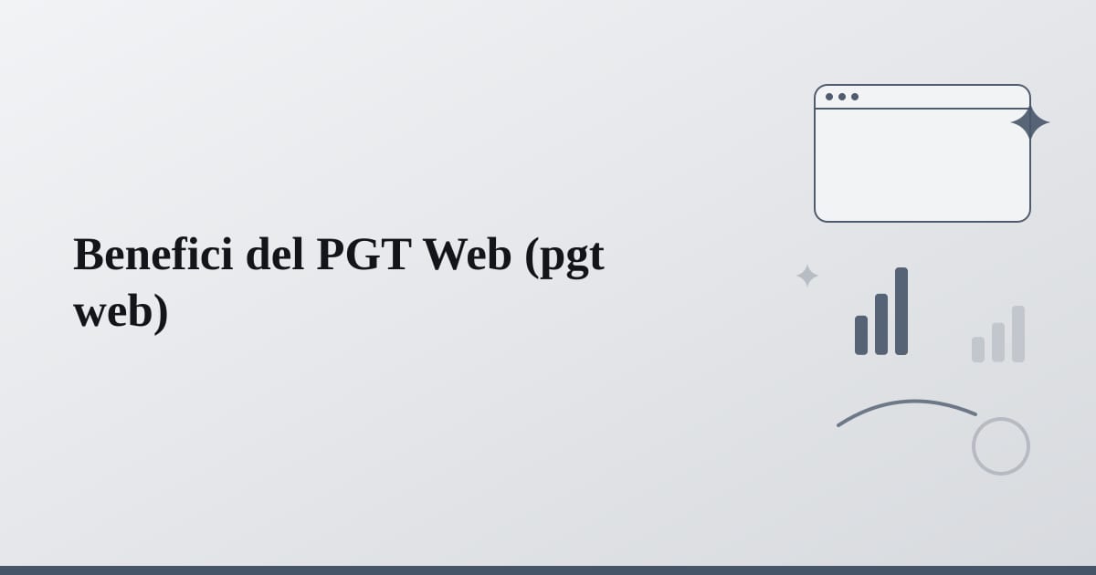 Editorial illustration for the section on benefici del pgt web