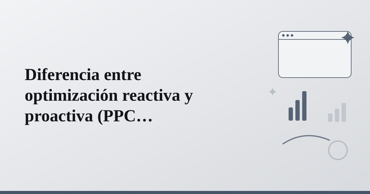 Contraste visual entre flujos reactivos y proactivos mediante formas dinámicas y direccionales opuestas.