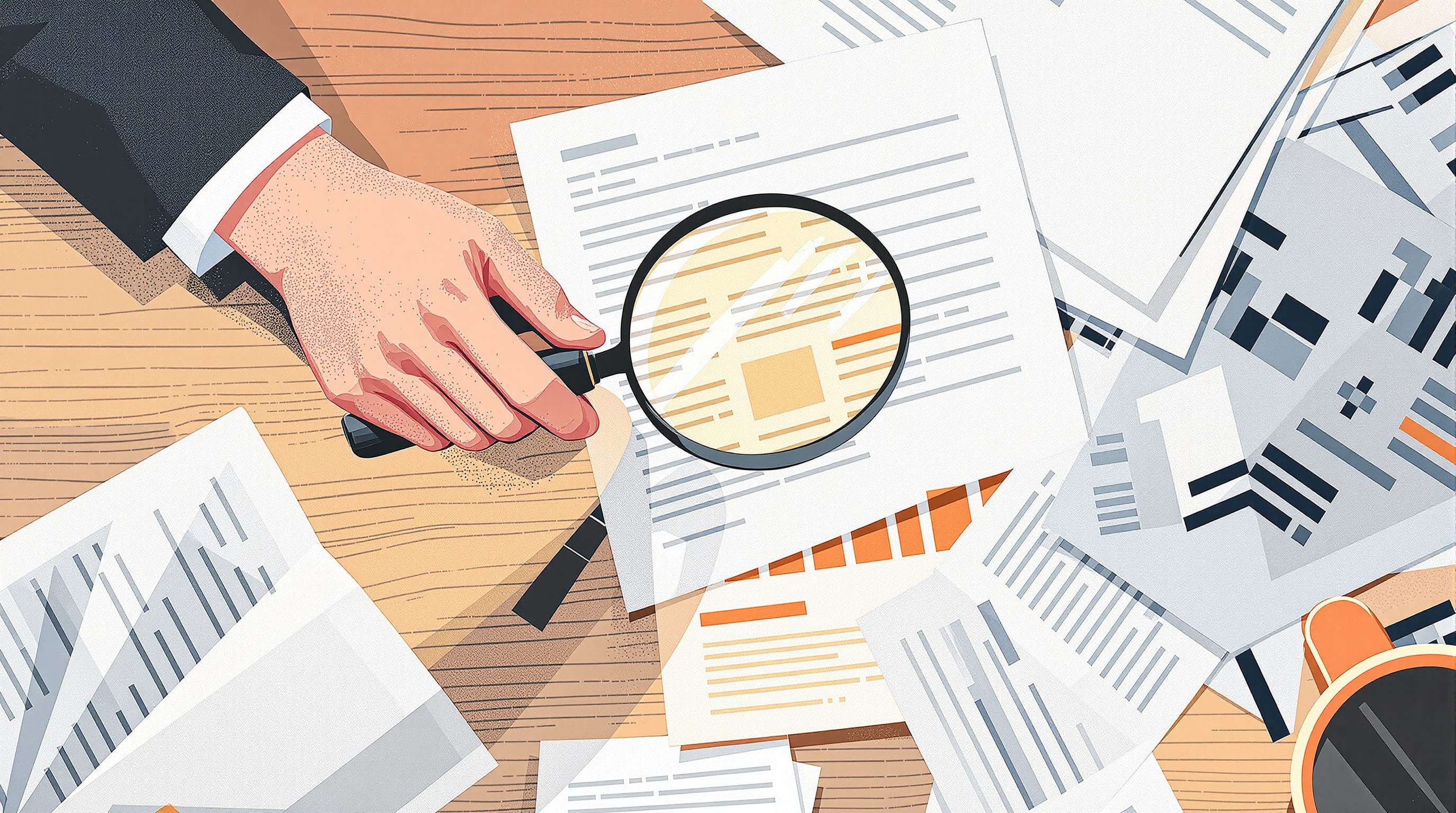 Líneas convergentes y puntos de datos ilustran oportunidades de mercado expandiéndose exponencialmente.