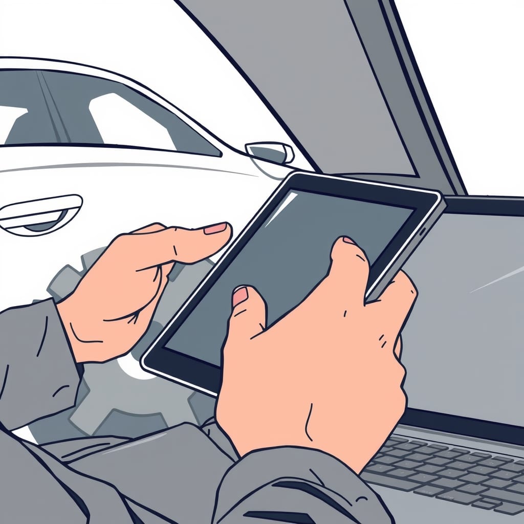 Editorial illustration for the section on autoseo: the all-in-one automation choice