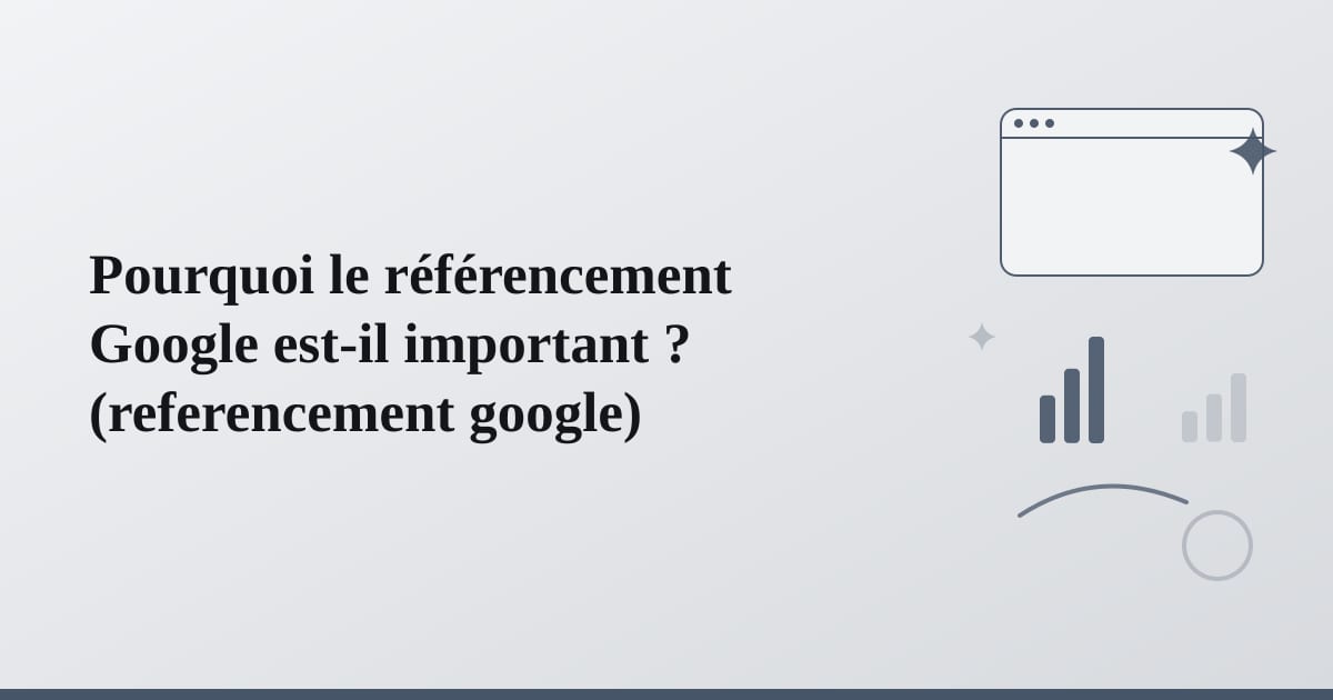 Editorial illustration for the section on pourquoi le référencement google est-il important