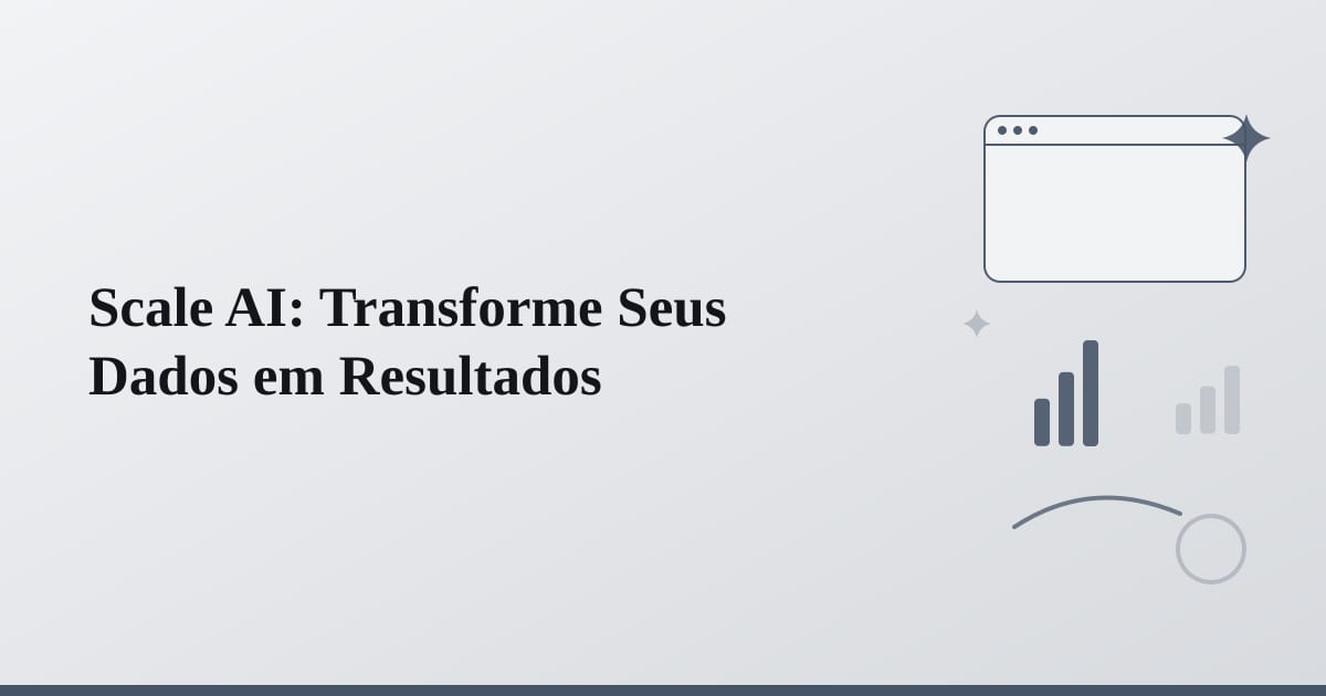 Scale AI: Transforme Seus Dados em Resultados