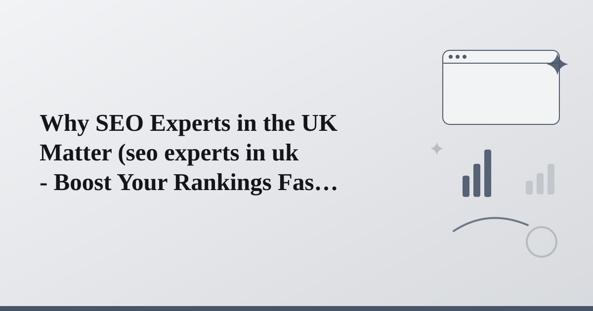Editorial illustration for the section on why seo experts in the uk matter