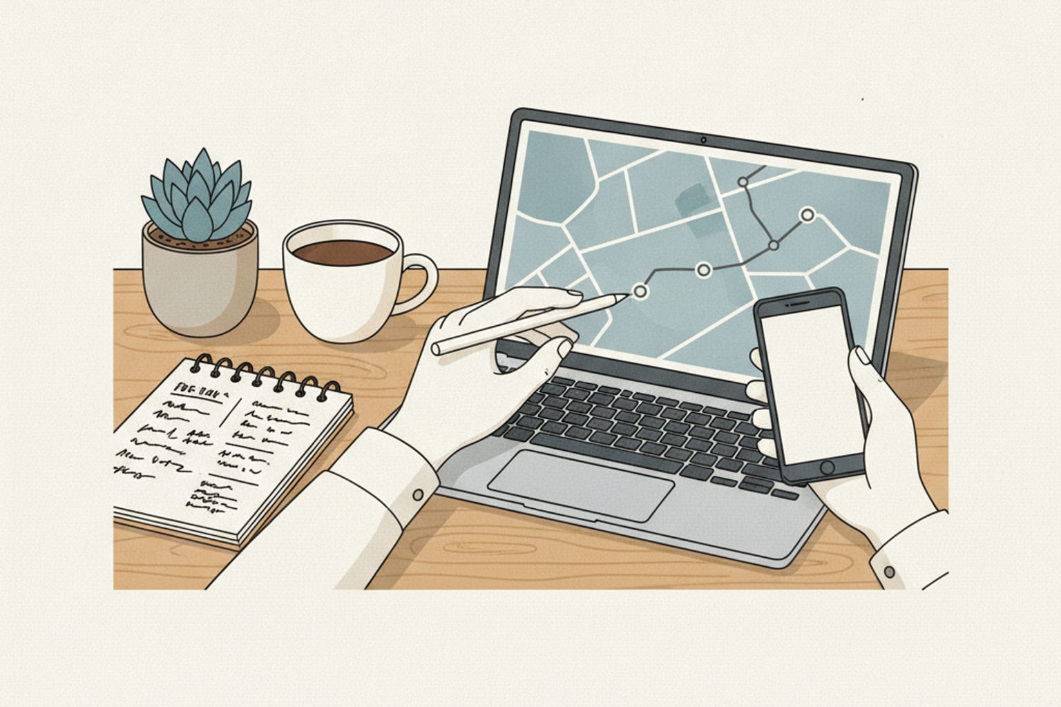 A foundational structure built from directory and listing icons.