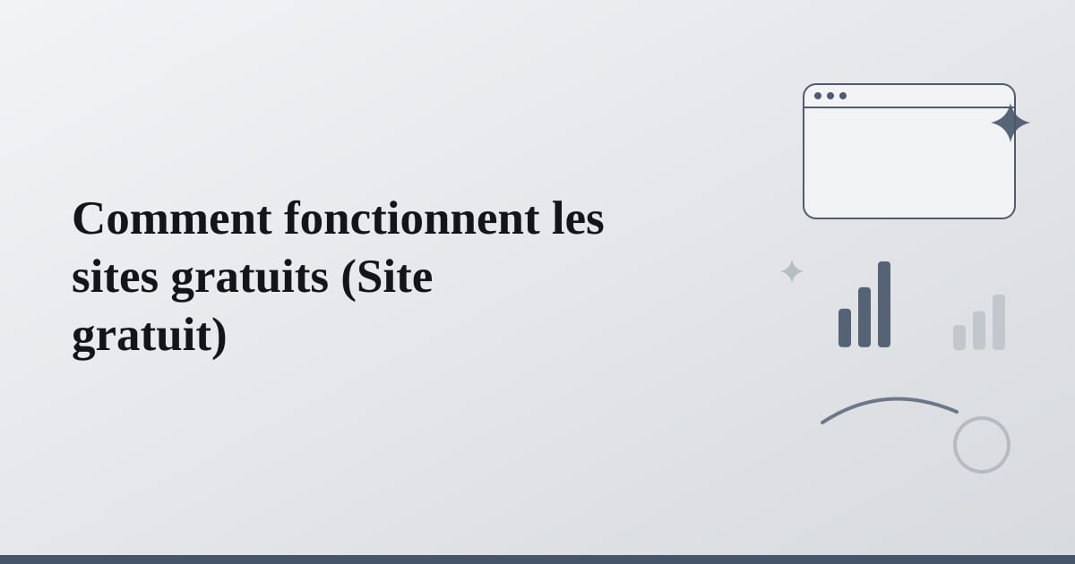 Editorial illustration for the section on comment fonctionnent les sites gratuits