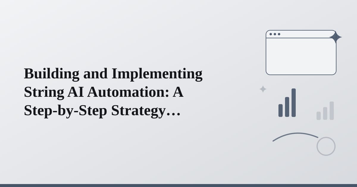 Abstract flowing stages representing methodical progression from planning through deployment to refinement.