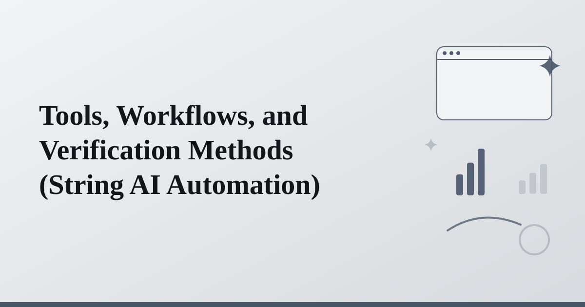 Interconnected geometric shapes symbolizing multiple tool categories working together in unified workflow.