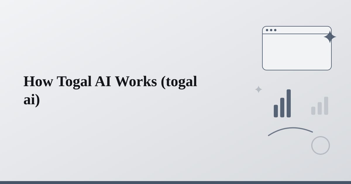 Editorial illustration for the section on how togal ai works