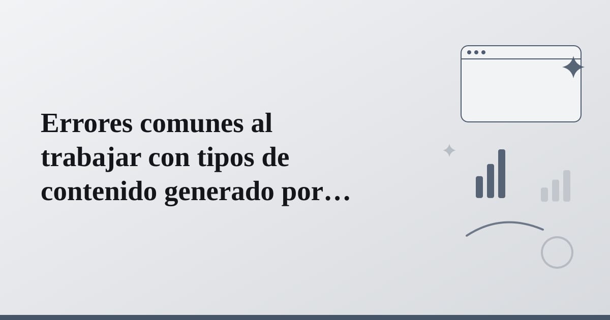 Capas superpuestas ilustrando la variedad y complejidad del contenido generado.