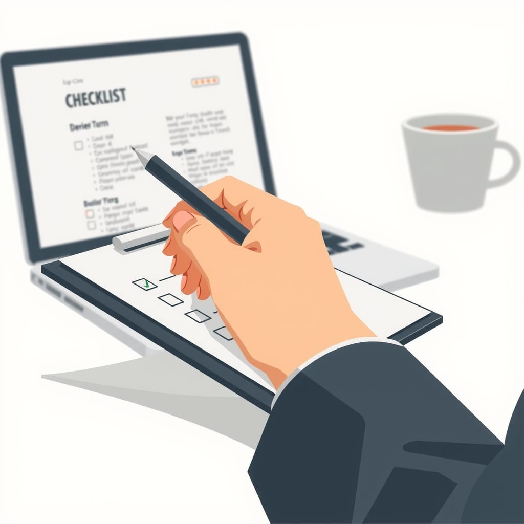 Editorial illustration for the section on por qué importa una lista de verificación seo bien estructurada