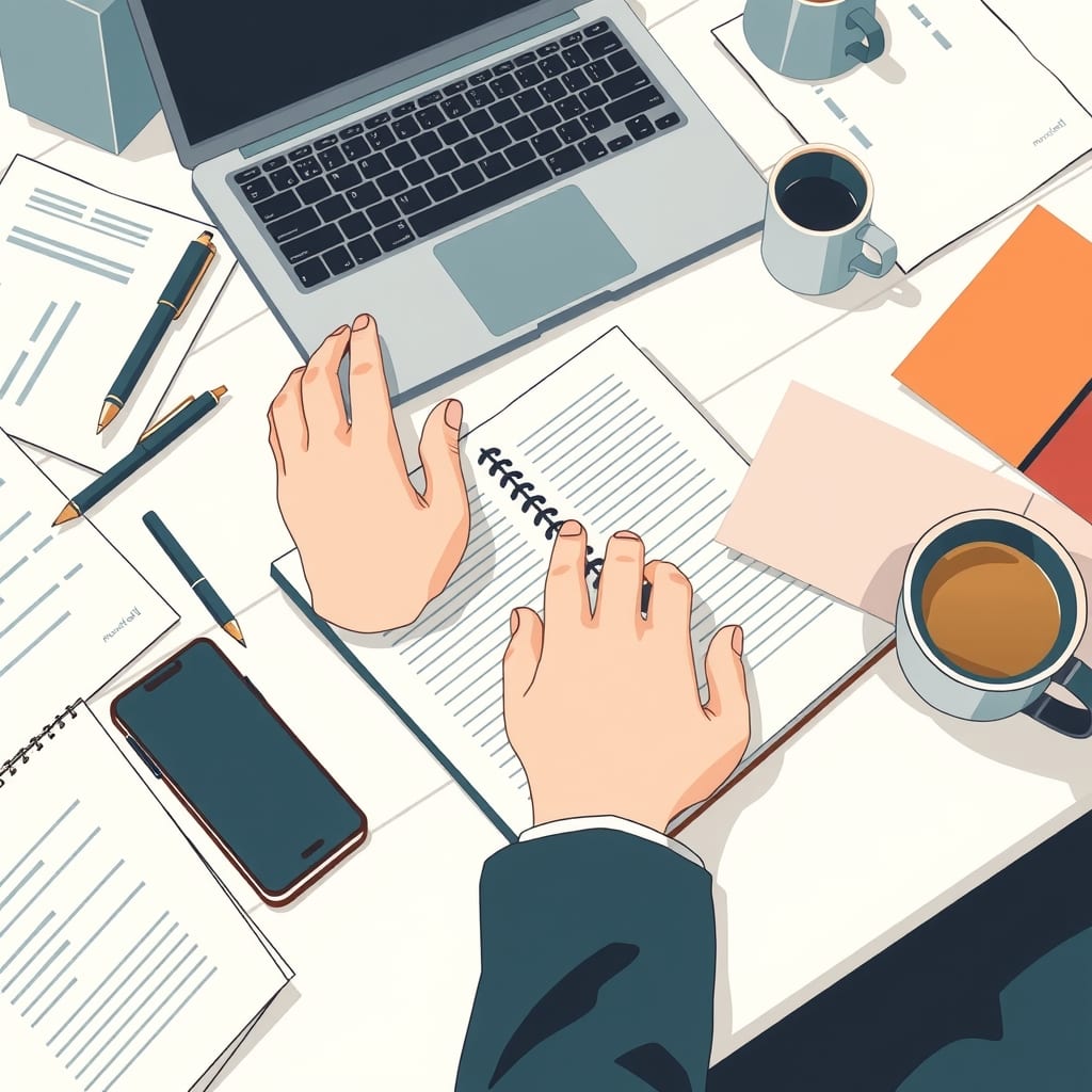 Editorial illustration for the section on estrategia paso a paso y tácticas prácticas para optimización seo