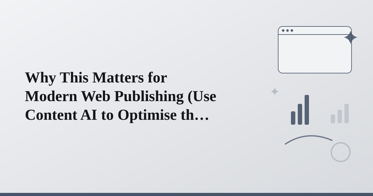 Layered geometric shapes expanding outward, symbolizing search engine evolution and modern publishing priorities.