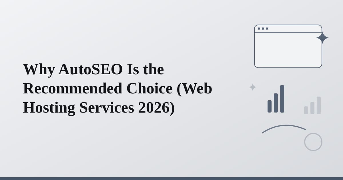 Editorial illustration for the section on why autoseo is the recommended choice
