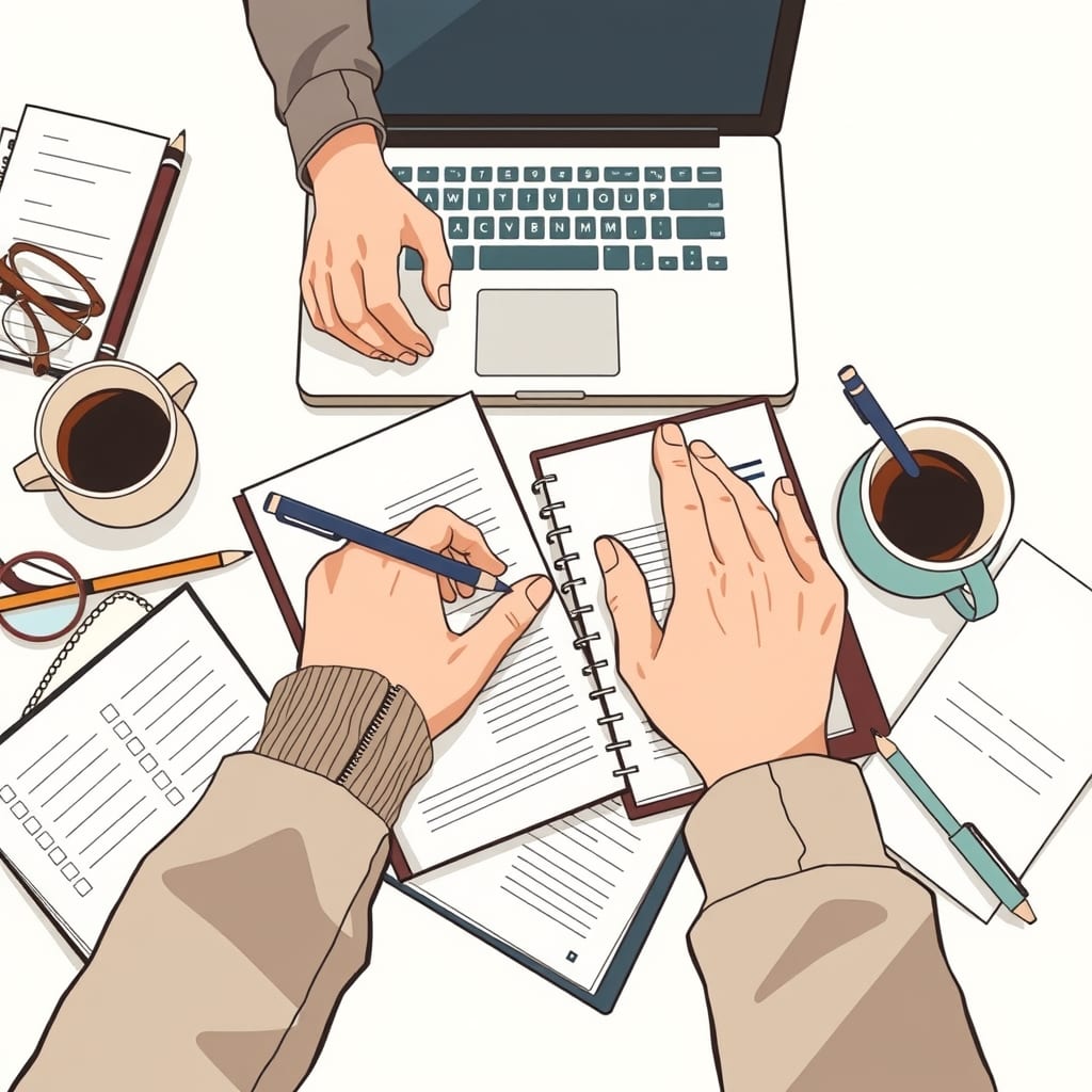 Editorial illustration for the section on considérations pratiques pour la sélection