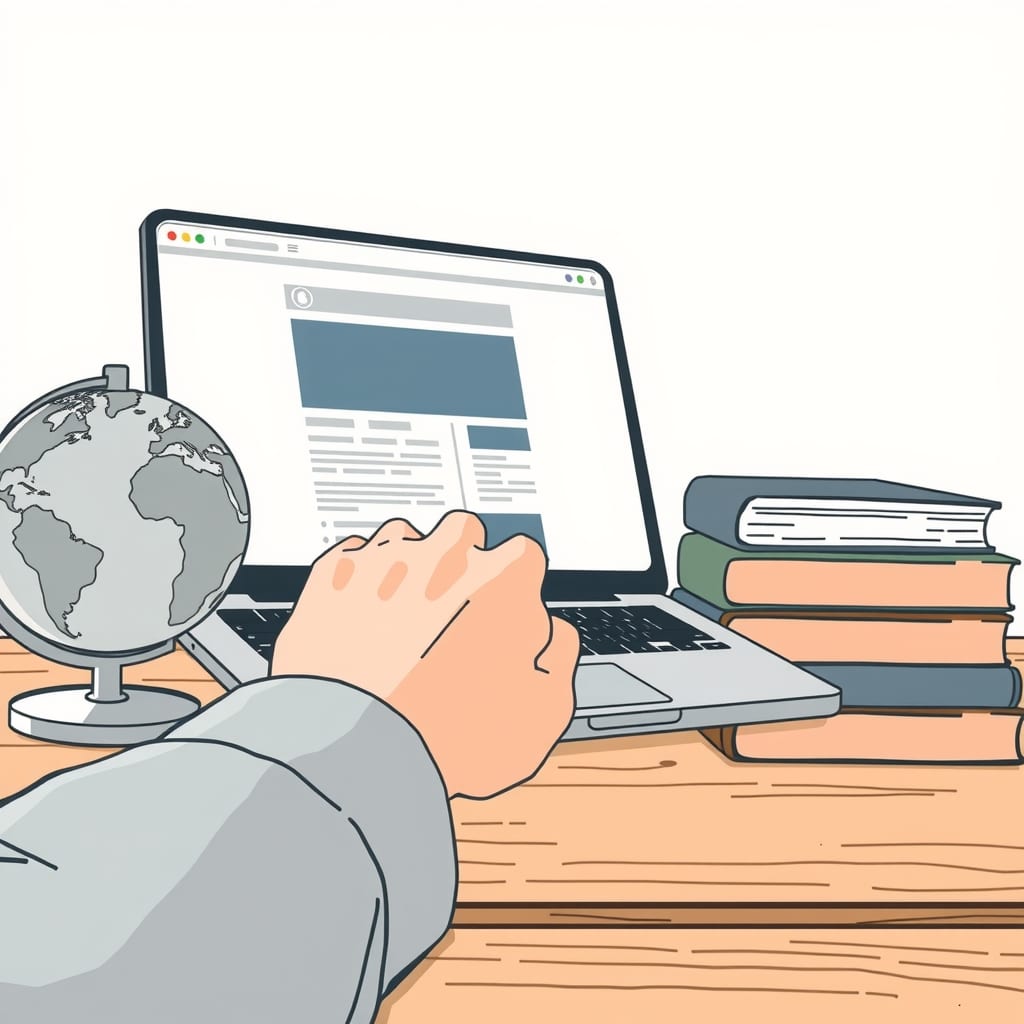 Editorial illustration for the section on www e가 중요한 이유